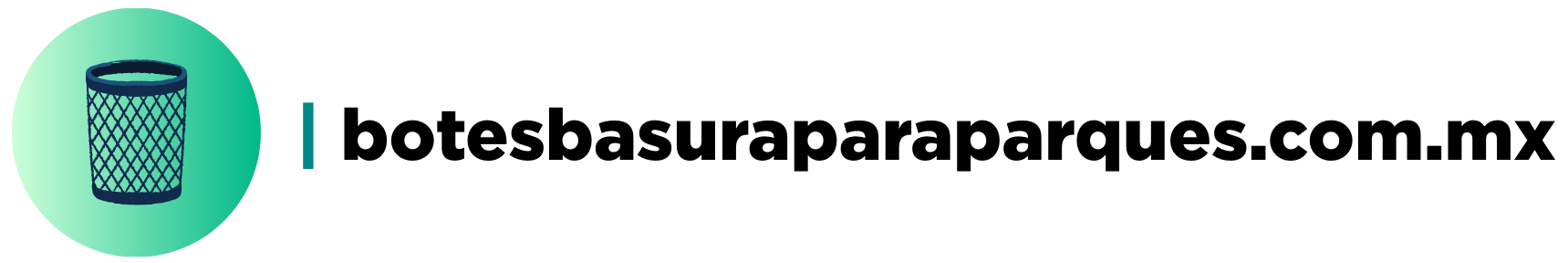 Botes de basura para parques