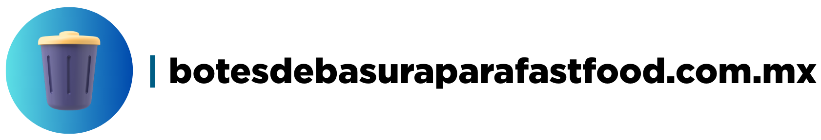 Botes de basura para fast food